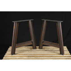 Kovové hranaté podnoží stolu typ 7